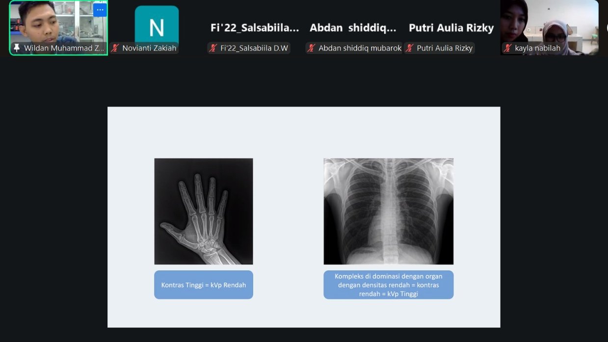 Kuliah Dosen Praktisi: Prinsip Kerja Pesawat Sinar-X, Menghubungkan Konsep Fisika dengan Aplikasi Klinis