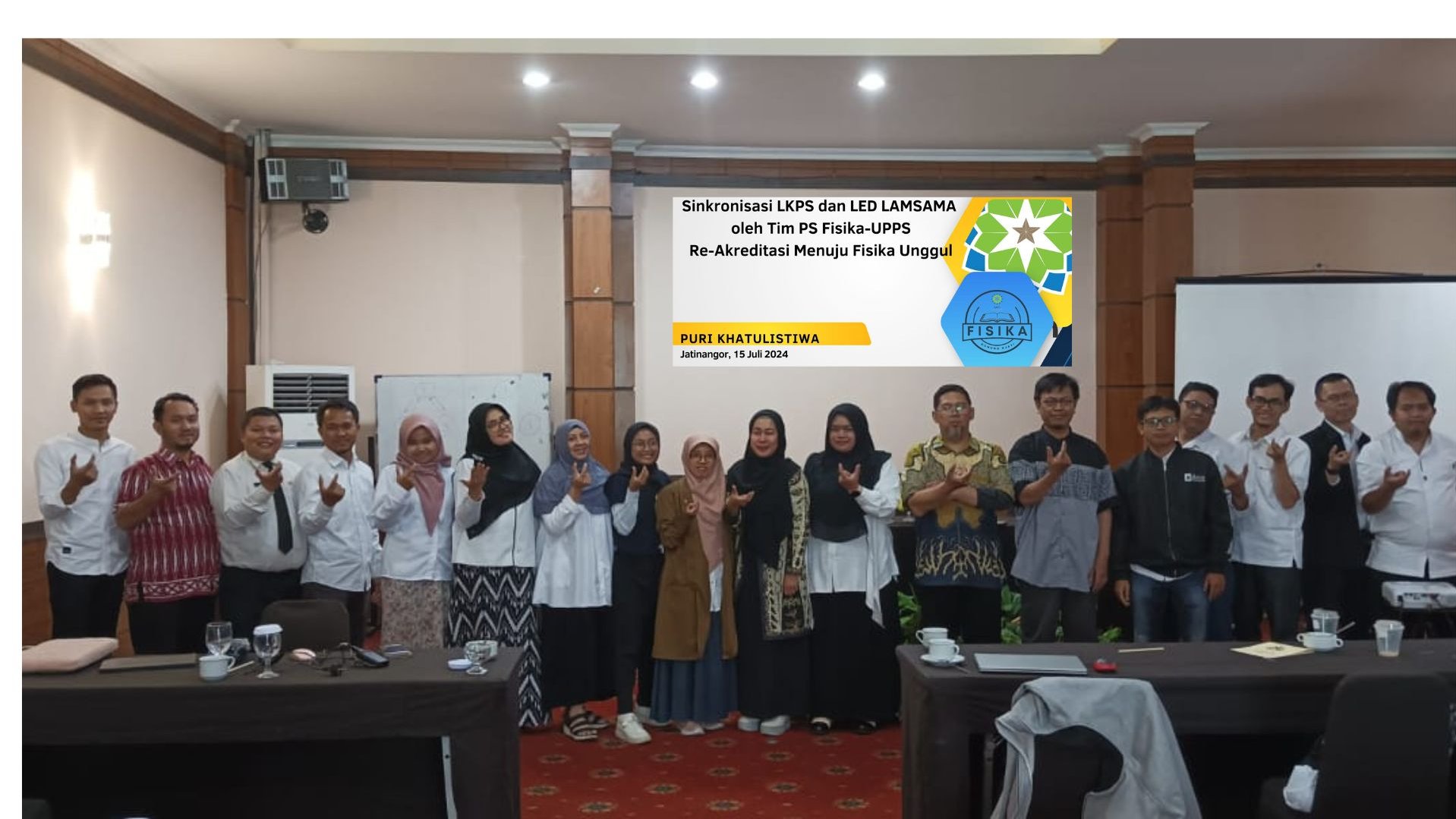 Sinkronisasi LKPS dan LED menuju Fisika Unggul