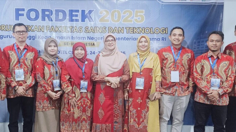 Program Studi Fisika Hadiri Forum Dekan (FORDEK) FST PTKIN TAHUN 2025 di Tangerang Selatan