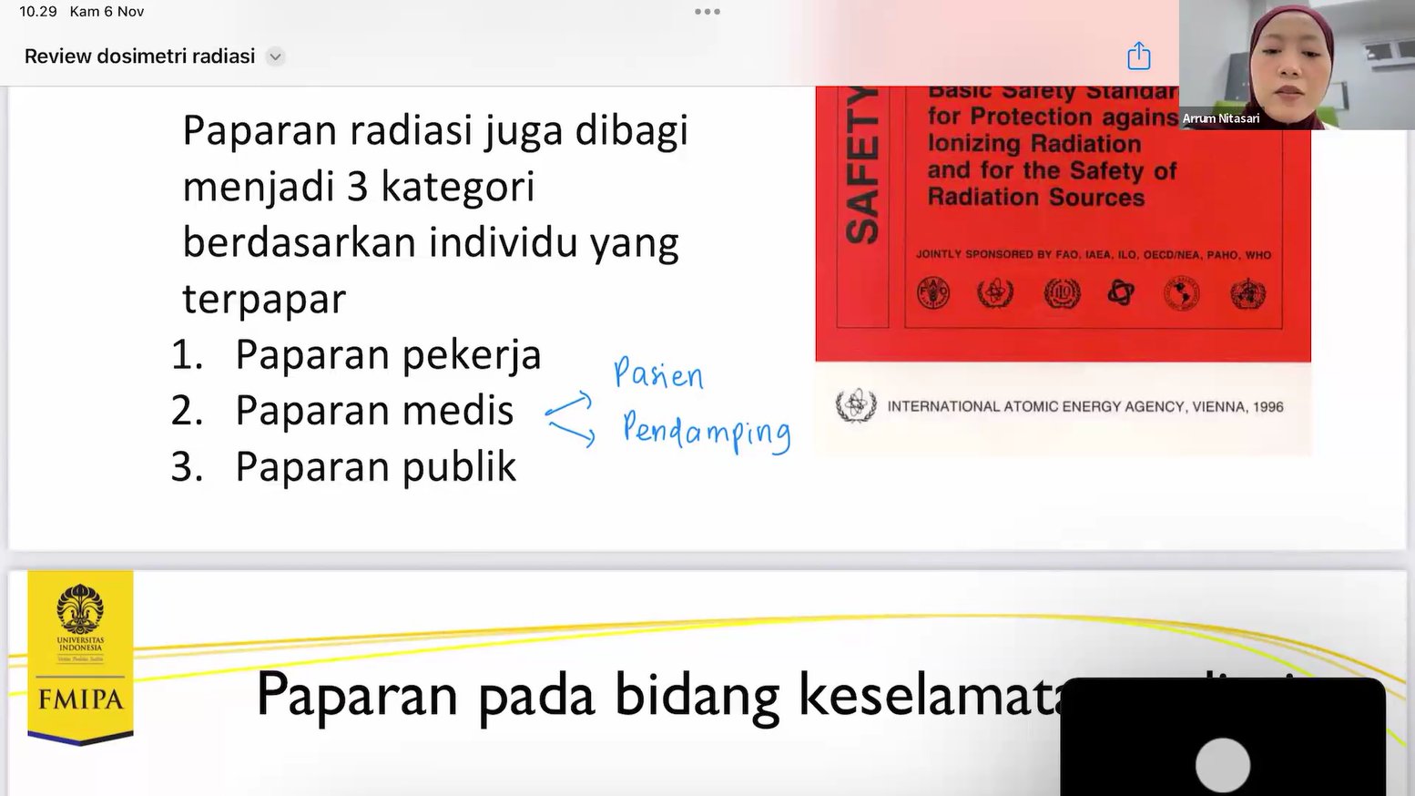 Kuliah Dosen Praktisi Mata Kuliah Perencanaan Radioterapi