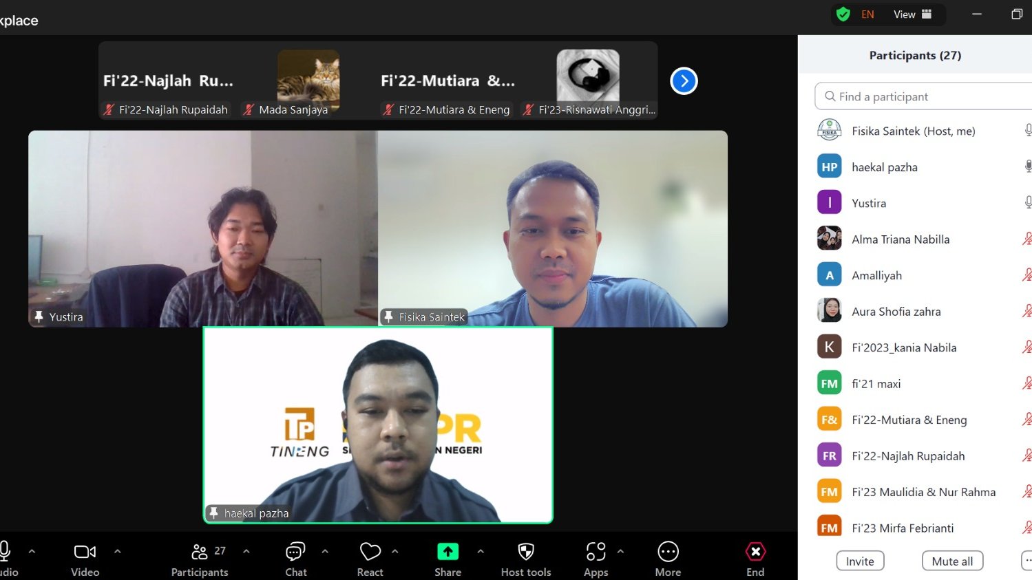 Sharing Session Alumni Fisika: Industri Geofisika 